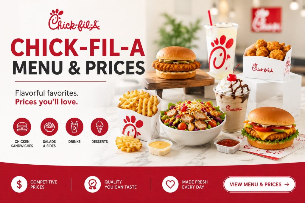Chick-fil-A Menu Prices & Pictures