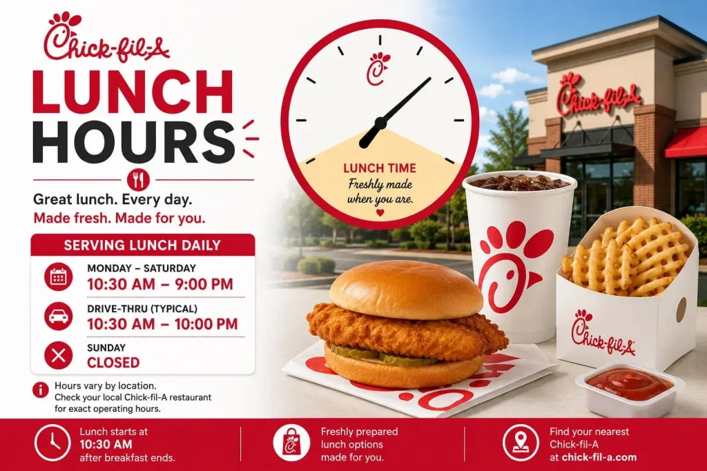 Chick-fil-A Lunch Hours